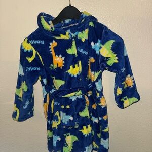 Kids Dinosaur Print Blue Pajamas